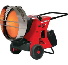 Chauffage d'atelier mobile à fioul par rayonnement infrarouge -